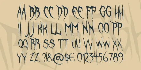 Unquiet Spirits font