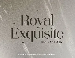 Royal Exquisite font