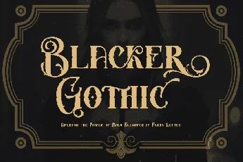 Blacker Gothic - Personal use font