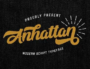 Anhattan Script font