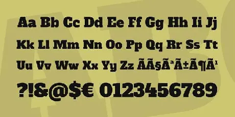 Alfa Slab One font