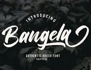 Bangela font