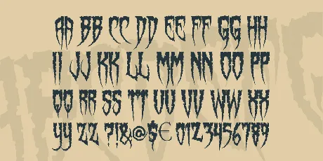 Spiderfingers font