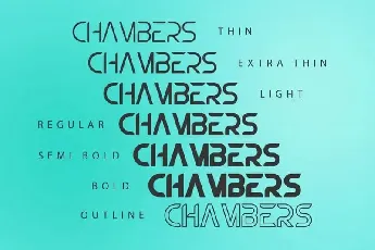 Chambers Display font