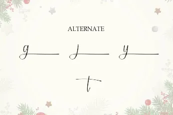 Christmas Signature Typeface font