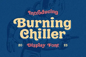 Burning Chiller font