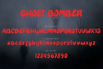 Ghost Bomber font