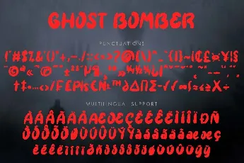 Ghost Bomber font