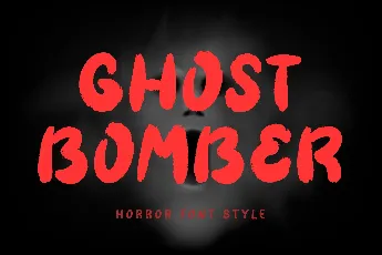 Ghost Bomber font