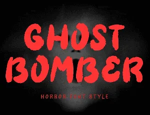 Ghost Bomber font