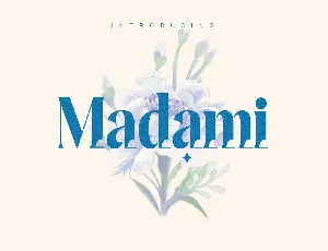 Madami font