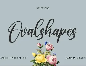 Ovalshapes font