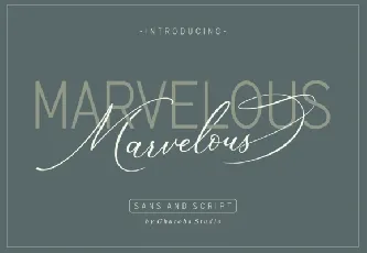 Marvelous font