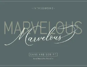 Marvelous font