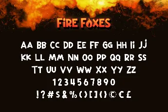 Fire Foxes Demo font