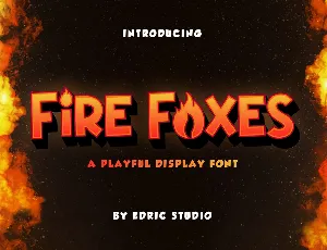 Fire Foxes Demo font