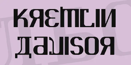 KREMLIN ADVISOR font