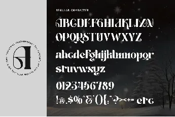 Christmas Frosty - Personal use font