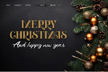 Christmas Frosty - Personal use font