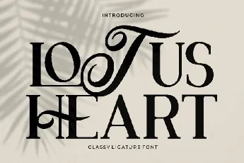 Lotus Heart font