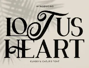 Lotus Heart font