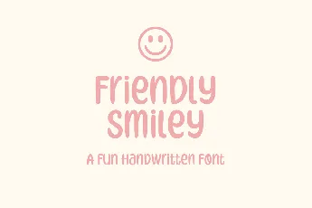 Friendly Smiley font