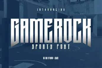 Gamerock Display font