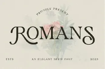 Romans font