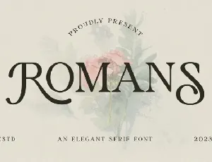 Romans font