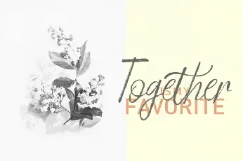 Gempita Brush font