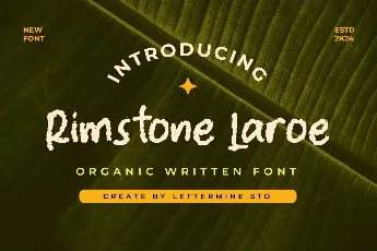 Rimstone Laroe Demo font