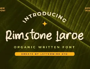 Rimstone Laroe Demo font