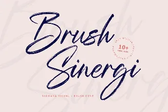 Brush Sinergi font