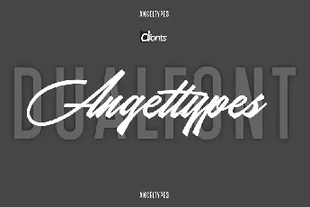 Angel Types Dual font