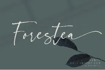 Forestea Script font