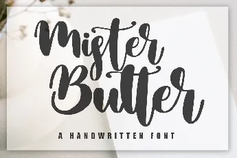 Mister Butter font