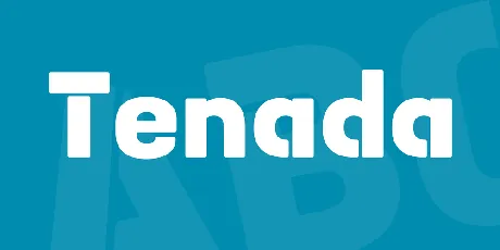 Tenada font