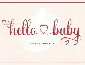 Hello baby font