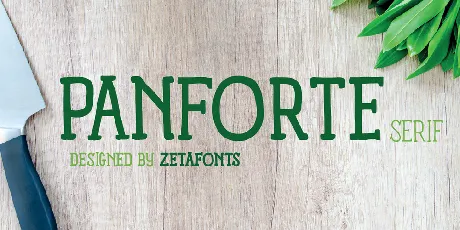 Panforte Serif font