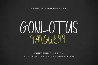 GonlotusFangwellDemo font