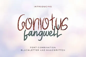 GonlotusFangwellDemo font