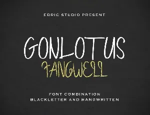 GonlotusFangwellDemo font