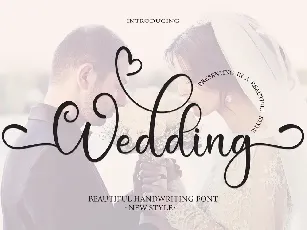 Wedding Calligraphy font