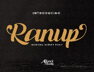 Ranup font