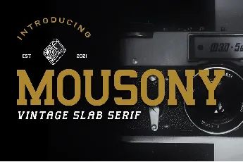 Mousony font