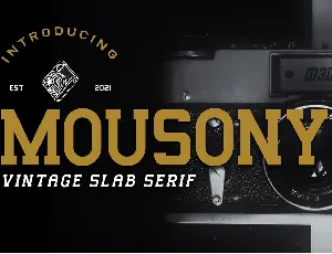 Mousony font