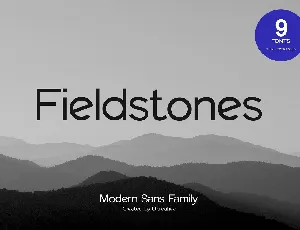 Fieldstones font
