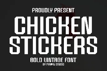 Chicken Stickers font