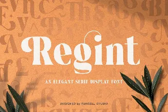 Regint Elegant Serif Display font