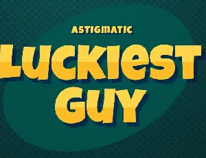 Luckiest Guy font